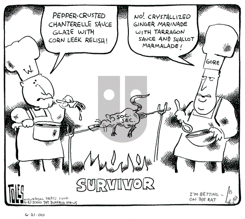 Tom Toles on Wednesday June 21, 2000 Comic Strip