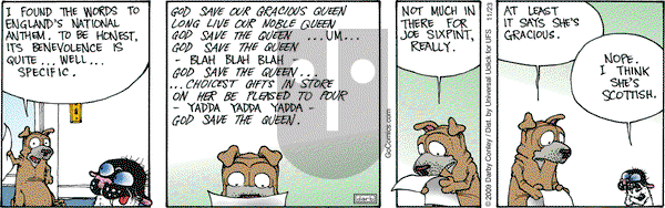 Get Fuzzy on Wednesday November 23, 2016 Comic Strip