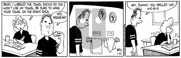 Luann on Wednesday July 26, 1995 Comic Strip