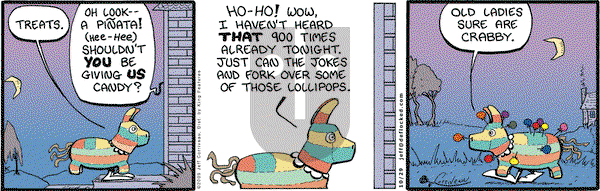 DeFlocked on Thursday October 29, 2009 Comic Strip