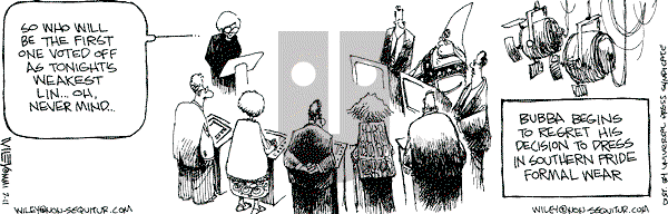 Non Sequitur on Wednesday July 11, 2001 Comic Strip