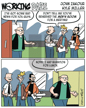 Working Daze on Saturday May 28, 2005 Comic Strip