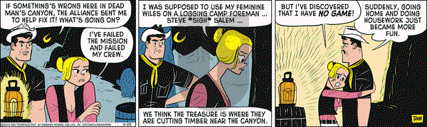 Rip Haywire on Monday March 20, 2017 Comic Strip