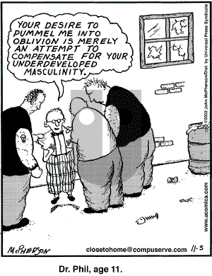 Close to Home on Tuesday November 5, 2002 Comic Strip