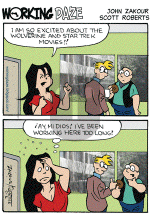 Working Daze on Saturday May 2, 2009 Comic Strip