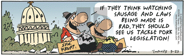 Frank and Ernest on Saturday March 25, 2006 Comic Strip