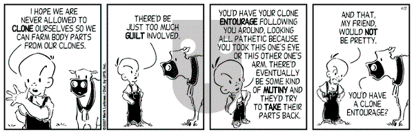 Cow and Boy Classics on Saturday April 21, 2007 Comic Strip