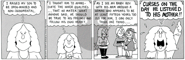 Cathy Classics on Tuesday June 14, 1994 Comic Strip