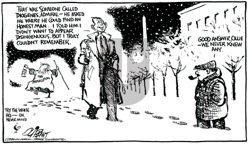 Pat Oliphant on Wednesday December 13, 1989 Comic Strip
