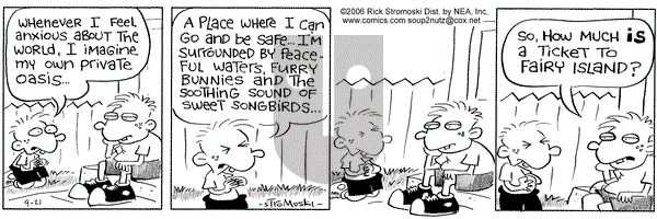 Soup to Nutz - Old on Thursday September 21, 2006 Comic Strip