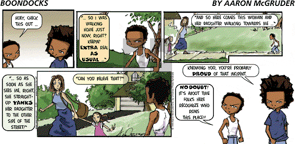 The Boondocks on Sunday December 31, 2006 Comic Strip