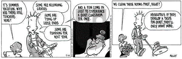 Frazz on Monday July 9, 2001 Comic Strip