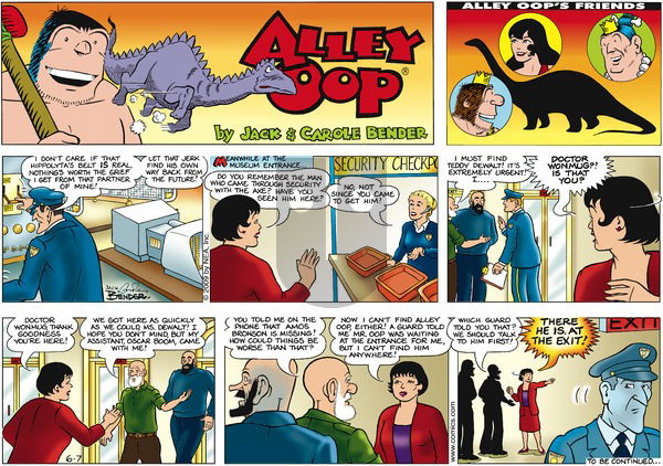 Alley Oop - Sunday June 7, 2009 Comic Strip