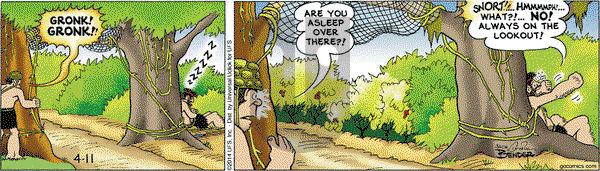 Alley Oop on Friday April 11, 2014 Comic Strip