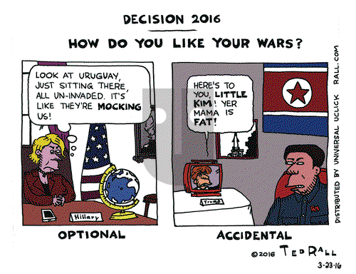 Ted Rall on Wednesday March 23, 2016 Comic Strip