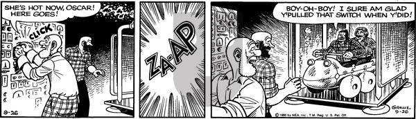 Alley Oop on Friday September 26, 1980 Comic Strip