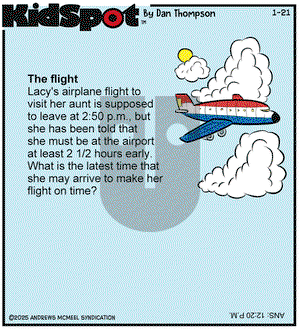 KidSpot on Tuesday January 21, 2025 Comic Strip
