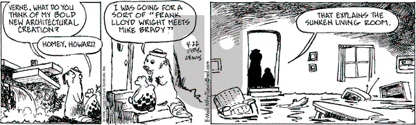 Over the Hedge on Monday April 22, 1996 Comic Strip