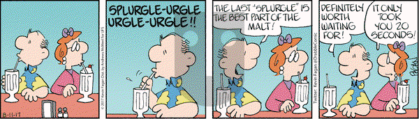 Drabble on Friday August 11, 2017 Comic Strip