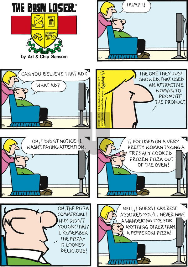 The Born Loser on Sunday May 7, 2023 Comic Strip