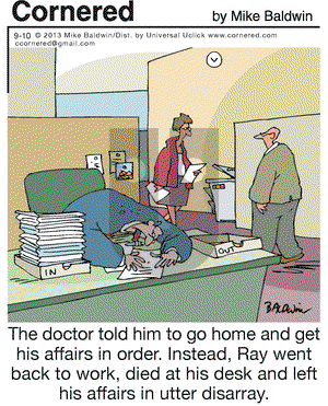 Cornered on Tuesday September 10, 2013 Comic Strip