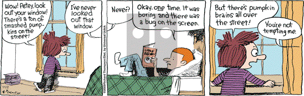 Cul de Sac on Monday November 2, 2009 Comic Strip