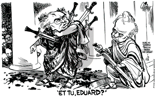 Pat Oliphant on Thursday December 20, 1990 Comic Strip