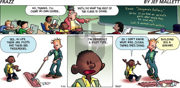 Frazz on Sunday September 23, 2012 Comic Strip