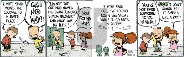 Wallace the Brave on Saturday December 1, 2018 Comic Strip