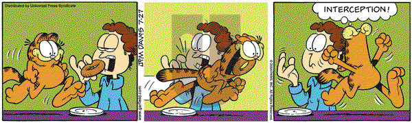 Garfield on Tuesday July 27, 2004 Comic Strip