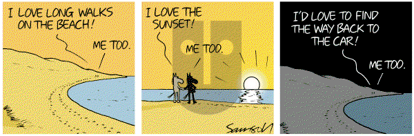 Dark Side of the Horse on Monday August 1, 2011 Comic Strip