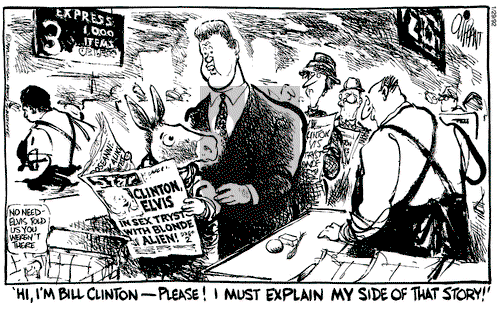 Pat Oliphant on Wednesday January 29, 1992 Comic Strip