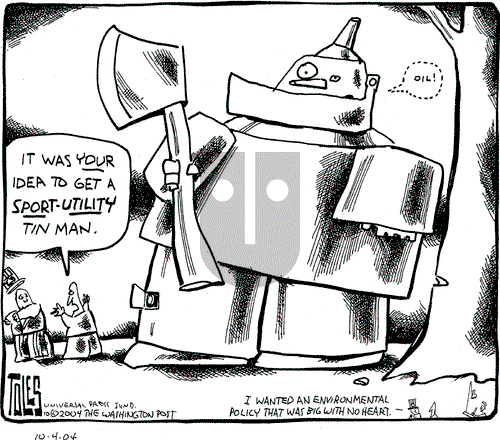 Tom Toles on Monday October 4, 2004 Comic Strip