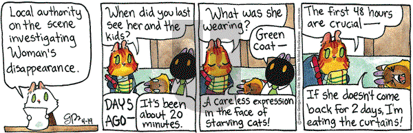 Breaking Cat News - Friday April 19, 2024 Comic Strip