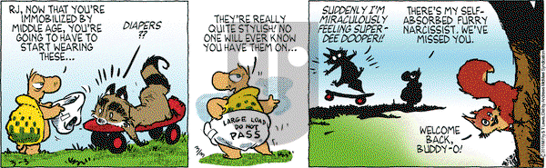 Over the Hedge on Saturday March 3, 2018 Comic Strip
