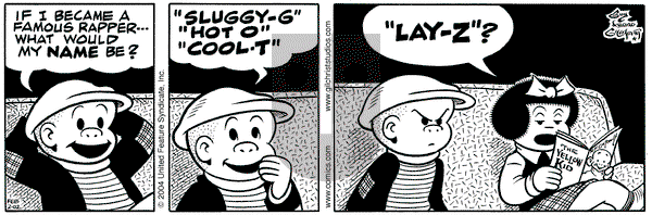 Nancy on Monday February 2, 2004 Comic Strip