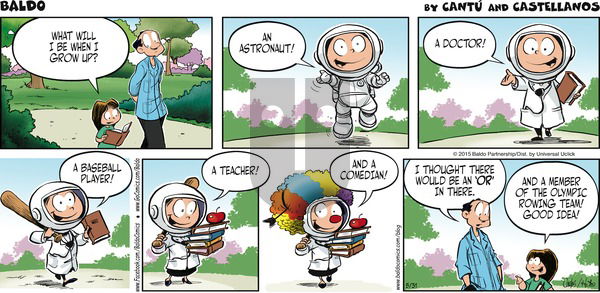 Baldo on Sunday May 31, 2015 Comic Strip