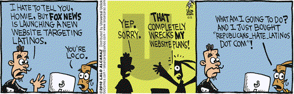 La Cucaracha - Tuesday June 8, 2010 Comic Strip