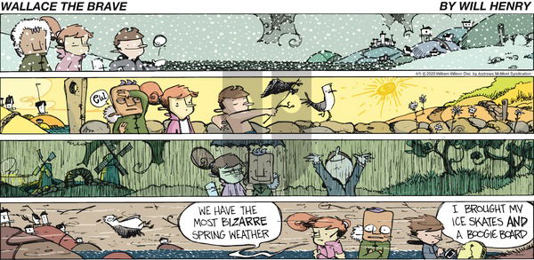 Wallace the Brave on Sunday April 5, 2020 Comic Strip