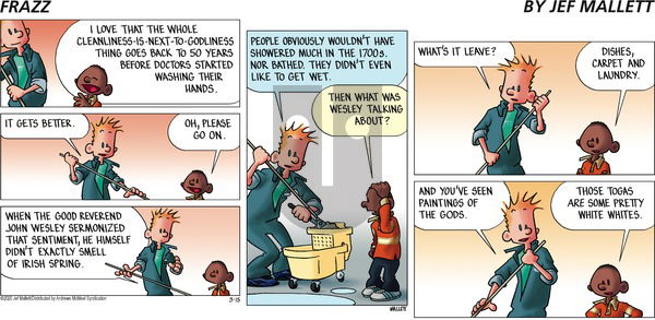 Frazz on Sunday March 15, 2020 Comic Strip