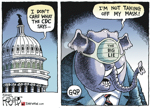 Rob Rogers on Wednesday May 19, 2021 Comic Strip