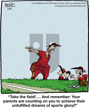 In the Bleachers on Monday June 8, 2015 Comic Strip