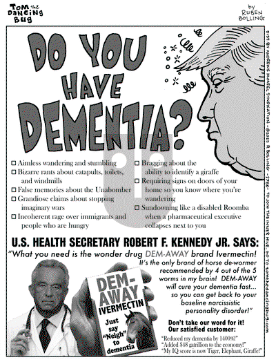 Tom the Dancing Bug on Monday November 10, 2025 Comic Strip