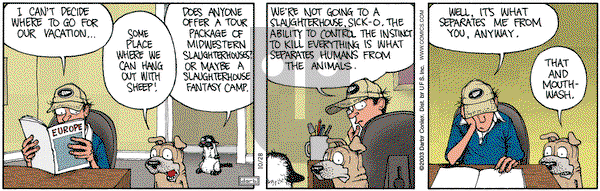 Get Fuzzy on Tuesday October 28, 2003 Comic Strip