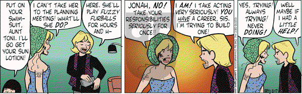 Luann on Wednesday August 17, 2016 Comic Strip