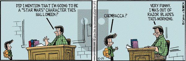 Grand Avenue on Wednesday October 29, 2014 Comic Strip