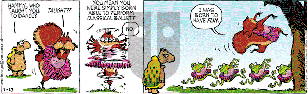 Over the Hedge on Saturday July 23, 2016 Comic Strip