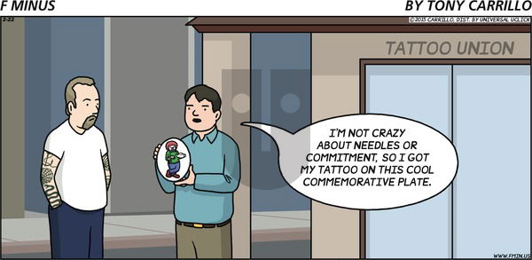 F Minus on Sunday February 22, 2015 Comic Strip