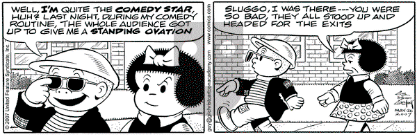 Nancy on Saturday May 26, 2007 Comic Strip
