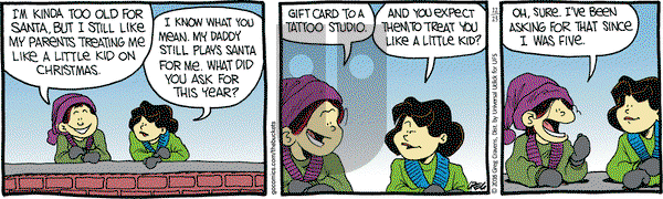 The Buckets on Friday December 23, 2016 Comic Strip